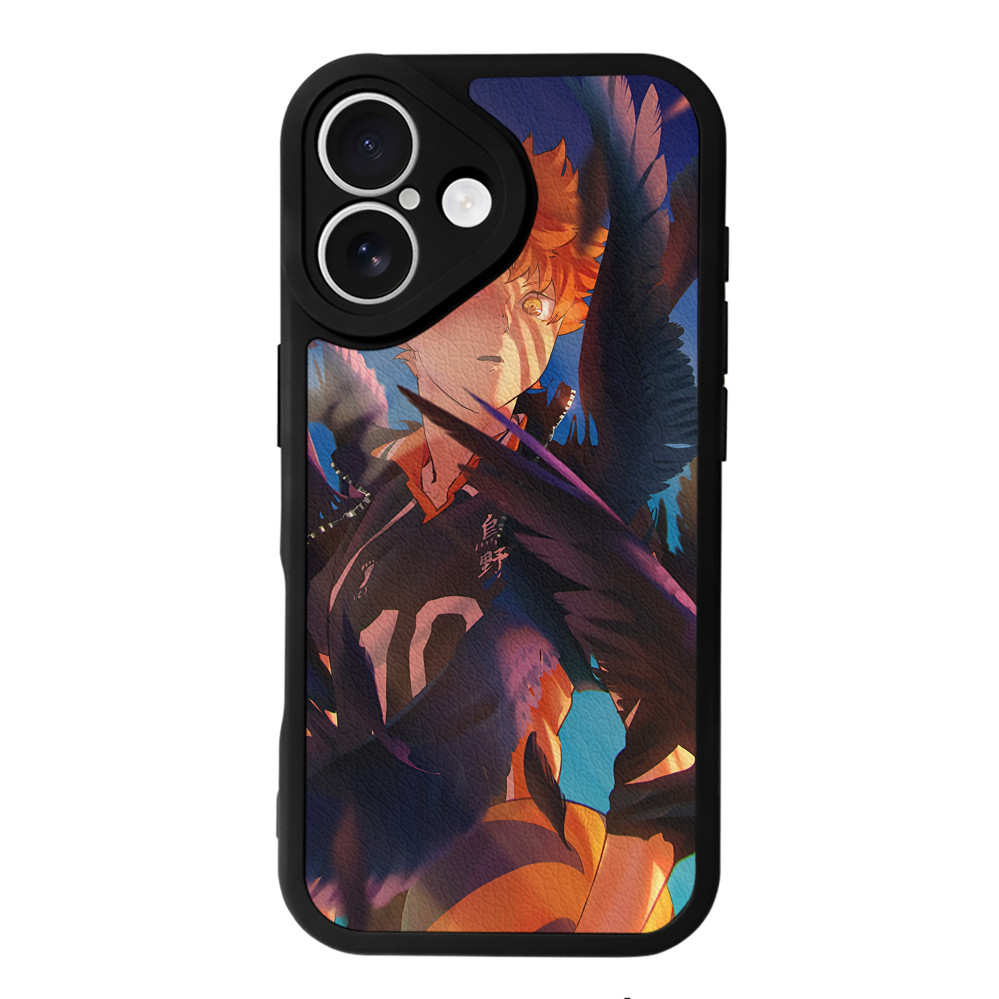 （画像用） ハイキュー!! Haikyu!! 【iPhone 16シリーズ対応】シリコンスマホケース（レザー調） 材質：シリコン